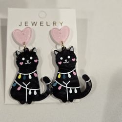 Cat Earrings.brand New .pick Up In EAST PASADENA