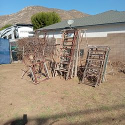 Scaffold Fours And Sixes With Mud Stands