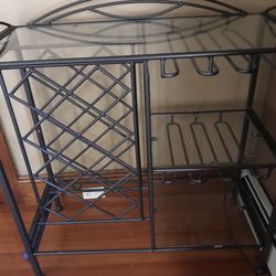 Wrought Iron Wine Table