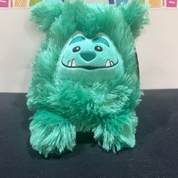 FURRY GREEN MONSTER !  GIGGLE SCAPE - 6 INCH , NEW WITH TAGS