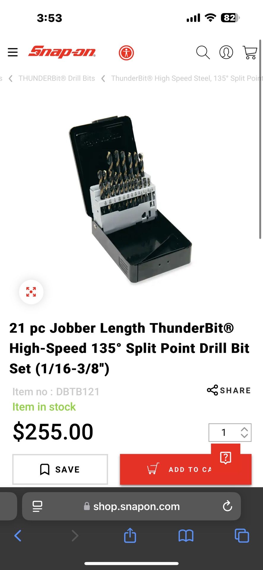 Snap On Drill Bits