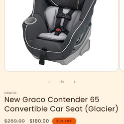 Graco Contender 65 Convertible Car Seat  5lb - 65lb