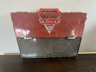 Disney Pixar Cars 2 Fan Stands Play N Display Case 