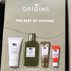 Origins 4-Pc The Best of Origins Skincare Travel Gift Set, BNIB