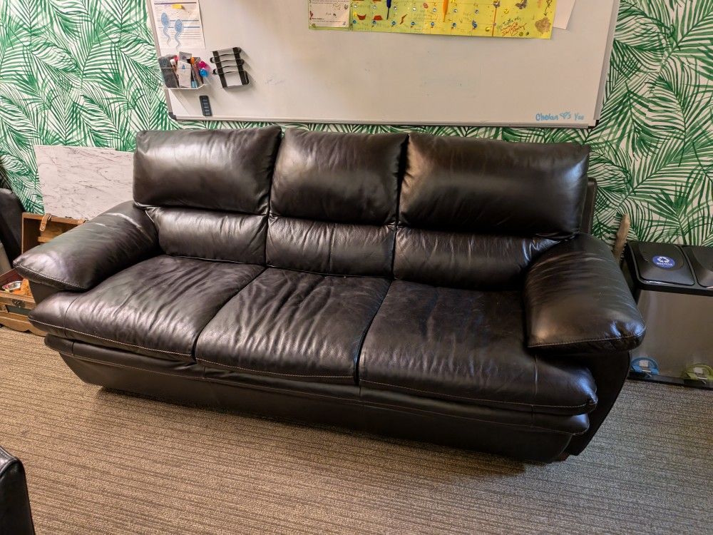 Leather Couch 