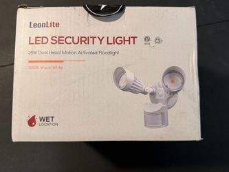 LeonLite 25W LED Dual Head Security Light