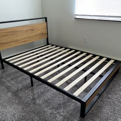 Full Size Metal Platform Bed