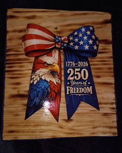 Wooden flag