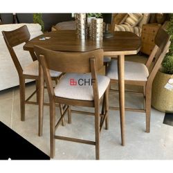 5 PC Counter Height Dining Table Set