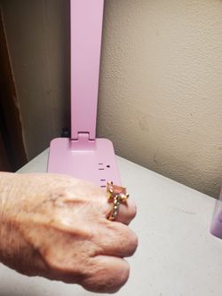 Pink stone ring