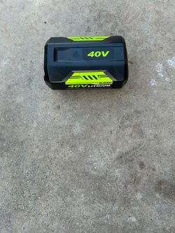 40 volts battery new compatible with Ryobi for sale 40:00 dollars firm price new , working great