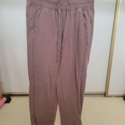 Light Maroon Zella Joggers Size Small