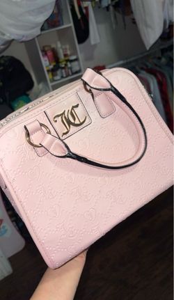 Juicy Couture Pink Embossed Satchel Bag