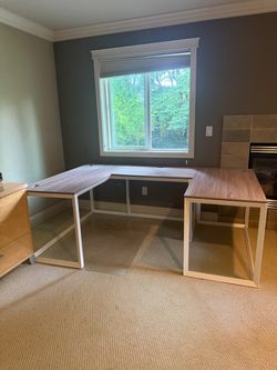 Contemporary Large U Shaped Desk
