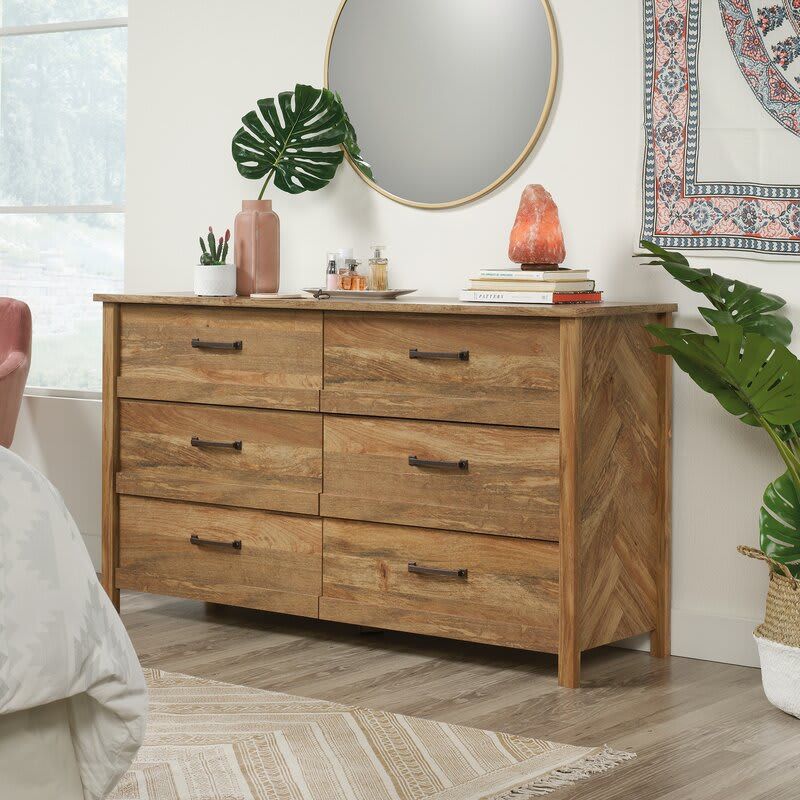 Free Delivery | Brand New in Box Lodge Style 6 Drawer Double Dresser | Made in USA 