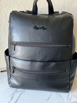 Itzy Ritzy Eras Diaper Bag Backpack, Black