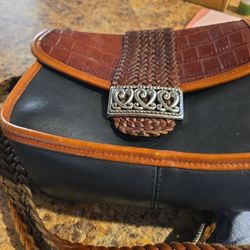 Vintage  Brighton Leather Boho Crossbody