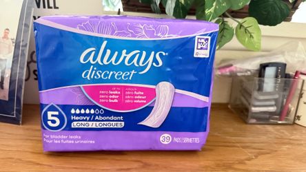 Always Discreet Pads 5 Long Pack Of 39