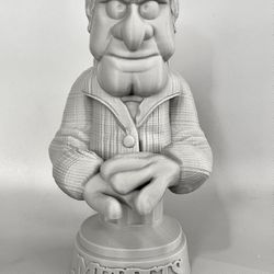 The Muppets Show Statler Bust 3D Printed Figure – 7.2” Collectible Display Model