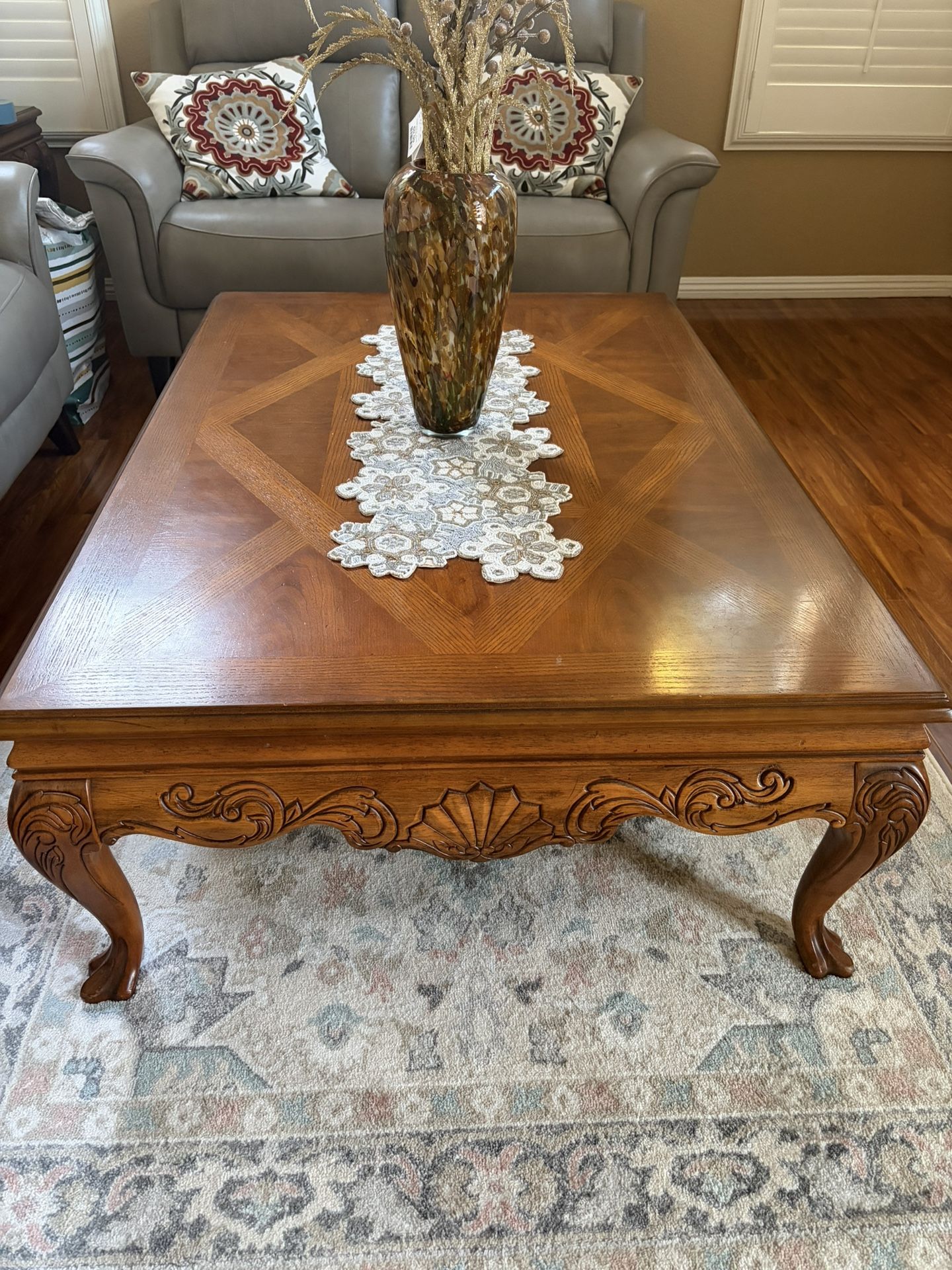 Mahogany-Style Table