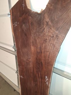 Live Edge Walnut Wood Slab 8/4