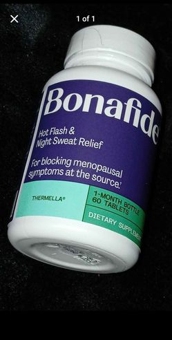Bonafide Thermella Hot Flash & Night Sweat Relief capsules
