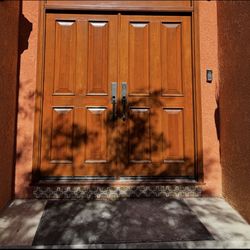 Front Door - Double Solid Wood