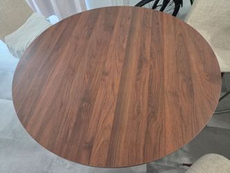 Brand New Walnut Extendable Dining Table (Fully Assembled!) – Seats 4 to 8