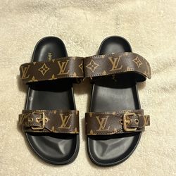Louis Vuitton Bom Dia Flat Comfort Mule Sandals