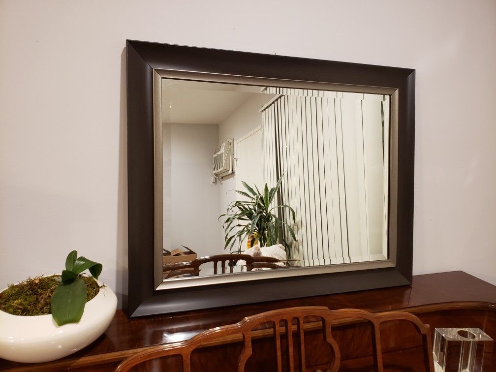 Espresso mirror - 29.5" x 23"