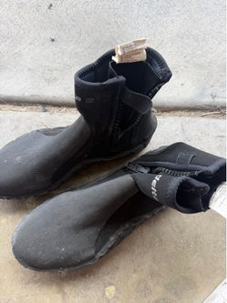 DELTA Dive Boot, 5mm, Black, Size L.