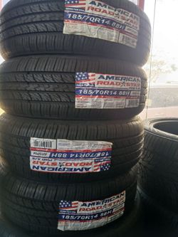 Tengo un set de llantas nuevas 185 70 14 de la marca americana