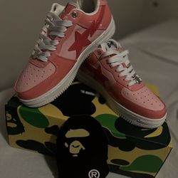 Pink Bape Shoes