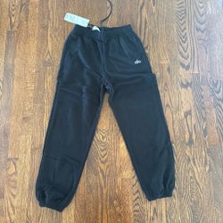 ALO SWEATPANTS CUFFED BLACK