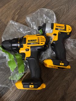 Dewalt 20v Max drill driver/ impact driver TOOL ONLY $150.00 for set New