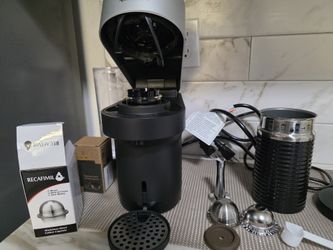 Nespresso And Froth W Resuable Pods