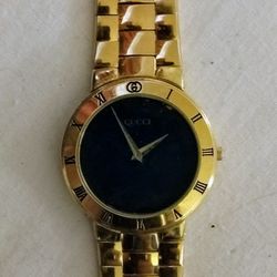 AUTHENTIC GUCCI MENS WATCH 3300.2.M