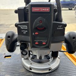 Craftsman Variable Speed Digital 1/2” Router