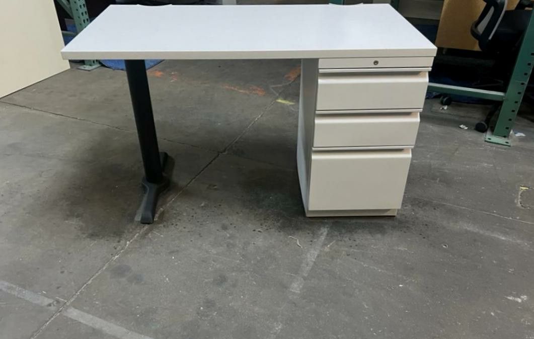 LOTS OF WHITE DESKS by HON -can deliver-
