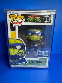 Funko Pop Teenage Mutant Ninja Turtles Leonardo (Deco) #1830 Royalty LE 3500