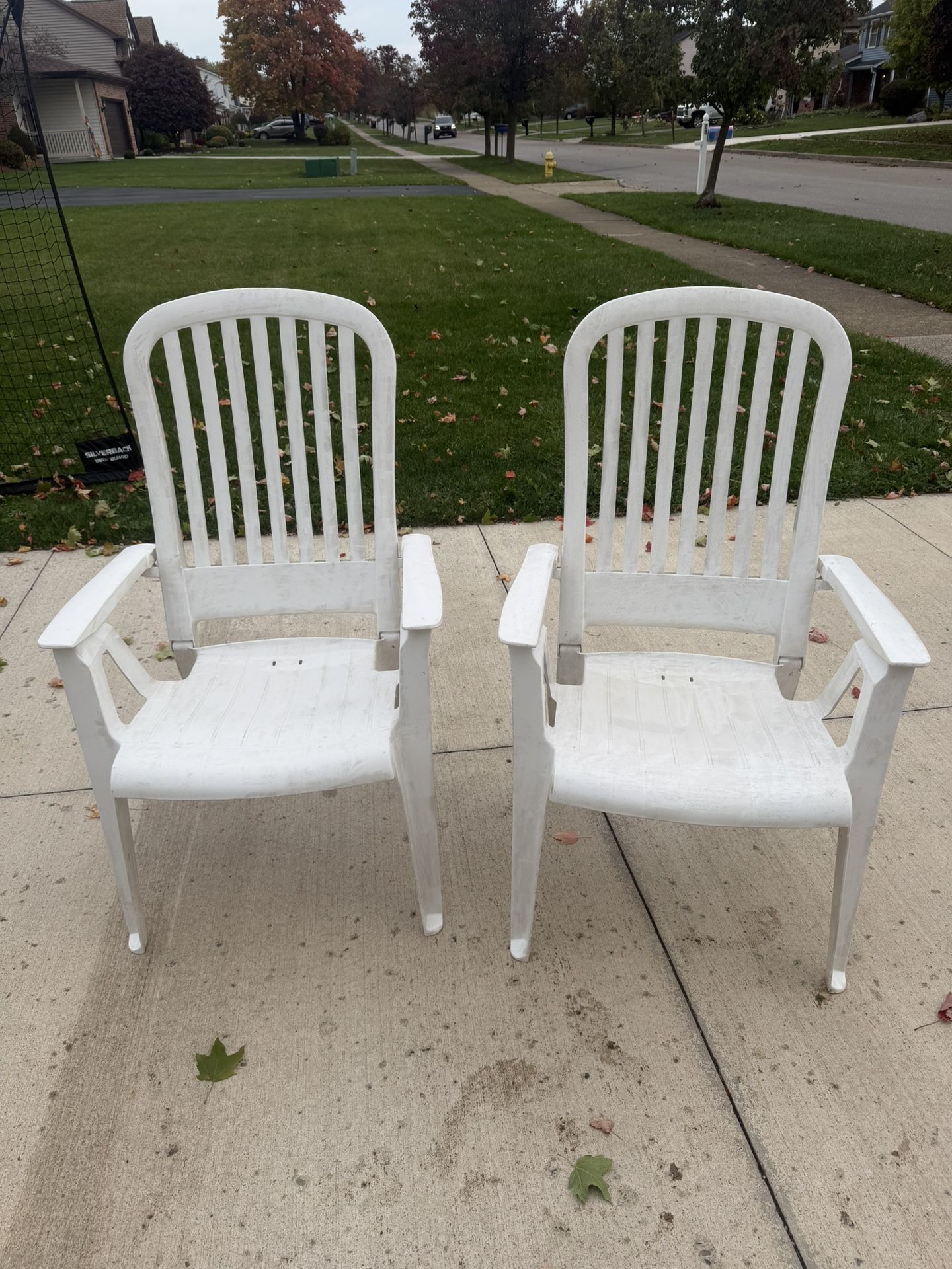 Pair Of Semi Reclining Patio Chairs For $20 Total