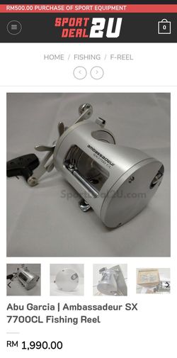 Abu Garcia ambassadeur SX 7700cl reel