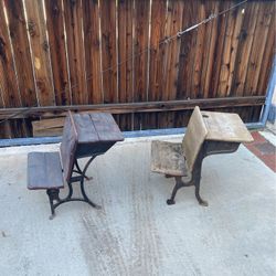Vintage School Desk 