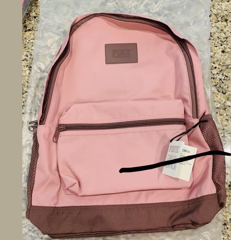 New Victoria's Secret Pink Backpack pretty pink chalk rose RARE