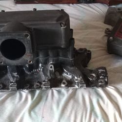 Mustang Foxbody Hartman Box EFI Upper Intake & Fully Ported &polished Lower Intake Manifold 