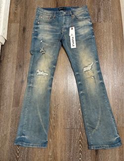 Flares purple jeans