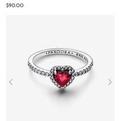 PANDORA NEW HEART RING NOW 60$