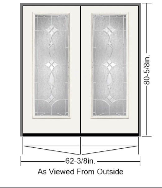 Hurricane Impact Double Exterior Doors