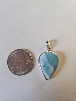 Larimar Pendant 