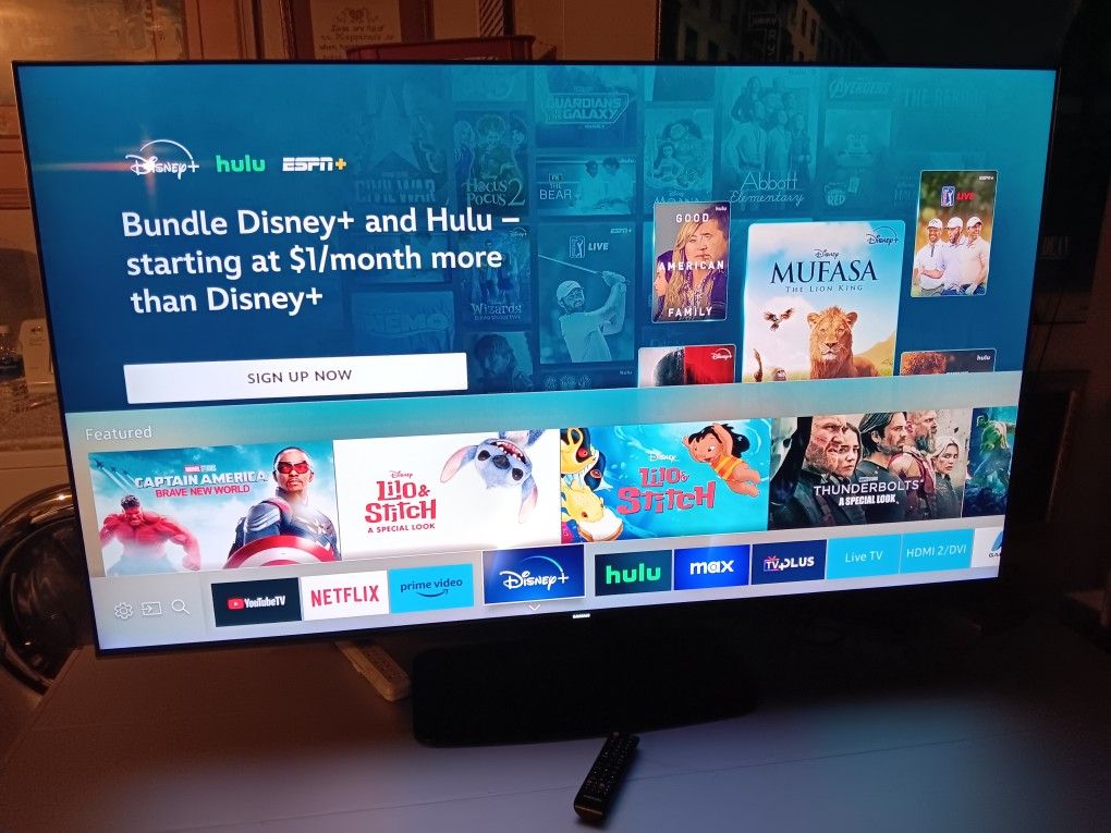65 In Smart Samsung In Excellent Condition Works Perfect With Remote 179 Very Very Firm